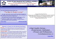 Desktop Screenshot of georgiamobilehomesforsale.com