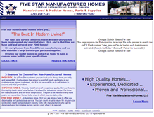 Tablet Screenshot of georgiamobilehomesforsale.com